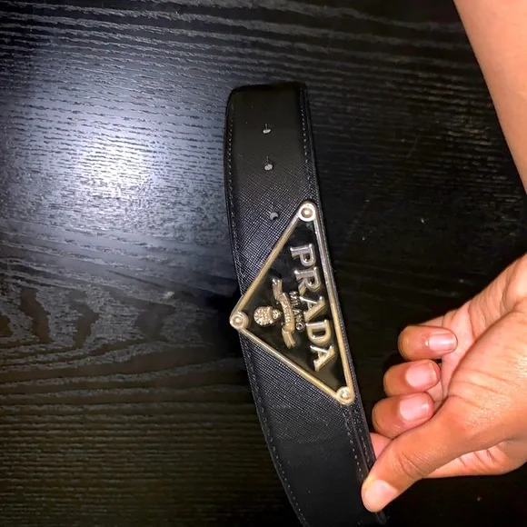 Prada | Accessories | Prada Saffiano Belt | Poshmark